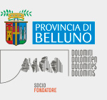 Logo Provincia di Belluno, socio fondatore Fondazione Dolomiti Dolomiten Dolomites Dolomitis UNESCO